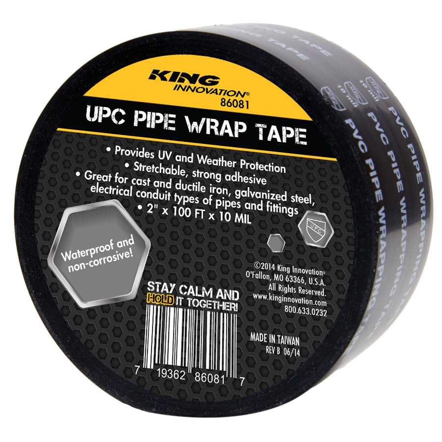 Products M0085, King Innovation, UPC Pipe Wrap Tape Tools, Tapes