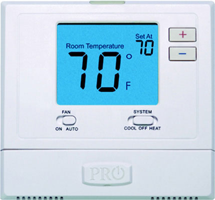 Products | L3445, Pro1 Thermostats, T701-Thermostat with 4 sq. inch ...