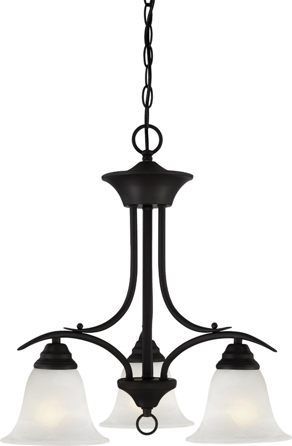 Products P9459, Volume International, Trinidad 3Light Antique Bronze