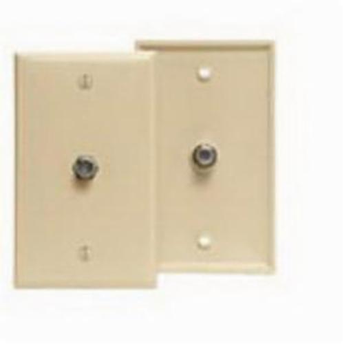 Coax/F-Connector Wallplates