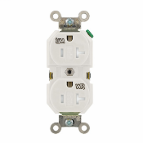 Products | P9199, Leviton, Leviton TWR20-W Duplex Receptacles Straight ...