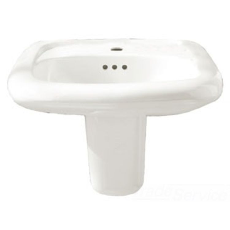 American Standard 9141.011.020 Wheelchair Users Wall-Mount Sink White