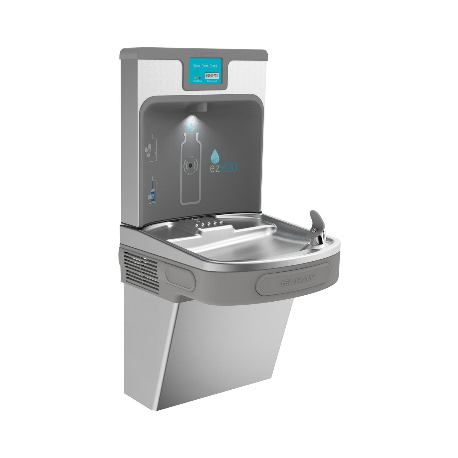 Products E1302, Elkay, Elkay LZS8WSSP EZH2O Filtered Bottle Filling
