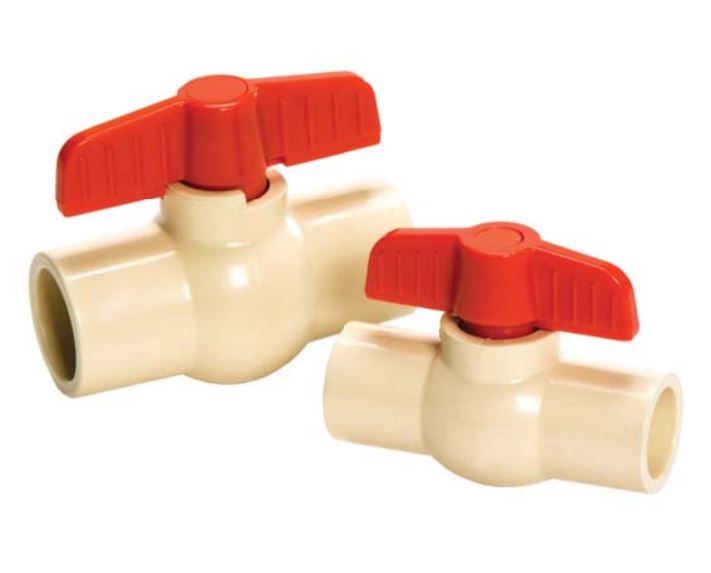 Products R3804, LASCO Fittings, Lasco V08491CE CPVC CTS Ball Valve, 3