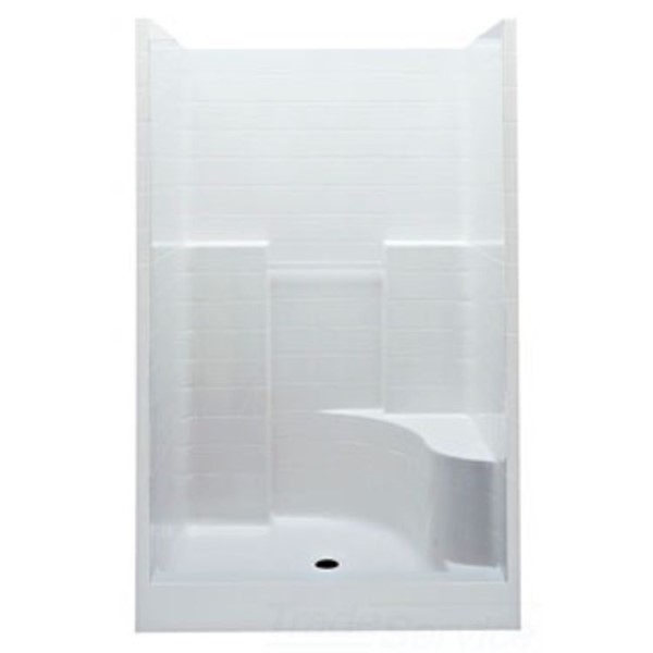 Products A1229, Aquatic, Aquatic 1483STTLWH Everyday 1Piece Shower