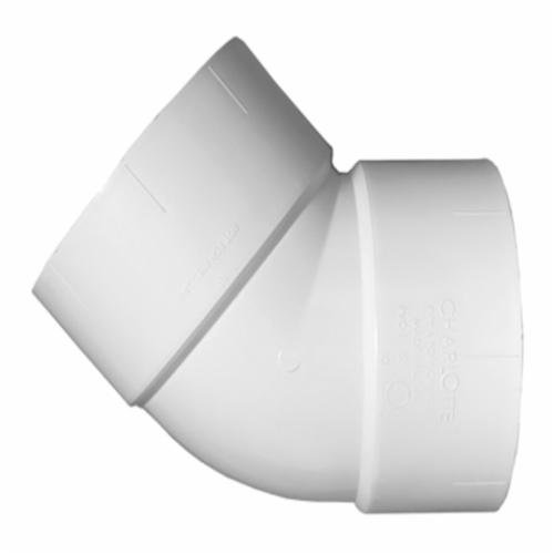 Products R1872, Charlotte Pipe, Charlotte PVC 321 10 DWV 45 deg Bend