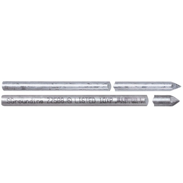 Products  P1309, South Atlantic, South Atlantic ZZ586 Hot Dipped Galvanized  Ground Rod, 5/8 in x 6 ft: Electrical, Grounding & Bonding, Ground Rods &  Ground Plates