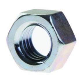 100 Zinc Plated LEFT HAND THREAD 1/2-13 Hex Finish Nuts