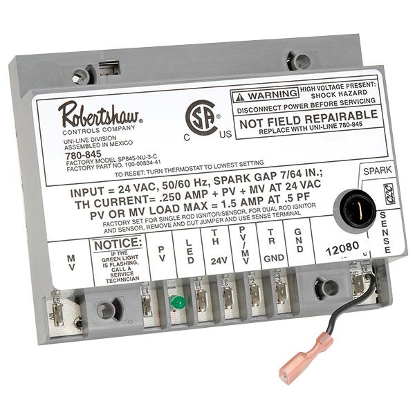 Robertshaw Controls Parts Manual