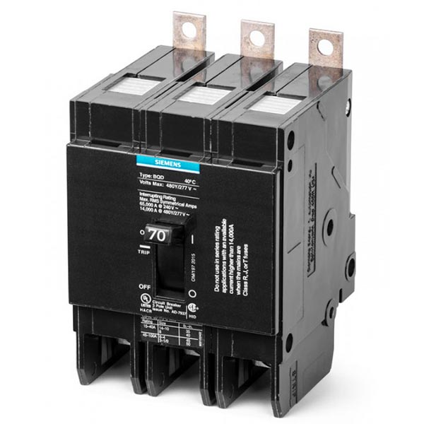 Products Q3862, Siemens, Siemens BQD370 Type BQD Low Voltage Molded