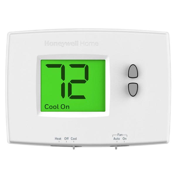 Products | L9592, Honeywell, Honeywell TH1110E1000/U E1 Pro Non-Programmable  Thermostat, 1 Heat/1 Cool: Heating u0026 Air Conditioning, HVAC Controls,  Thermostats