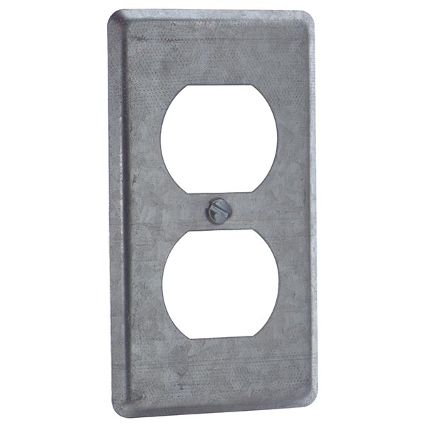 Locke Supply Co. Products N4236, ABB, Steel City 58C7 Utility Outlet Box Cover With Duplex