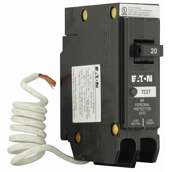 Products P0170, Eaton, EATON BRN120GF Type ETN01 Ground Fault Circuit