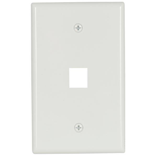 Multimedia-Modular Jack Faceplates