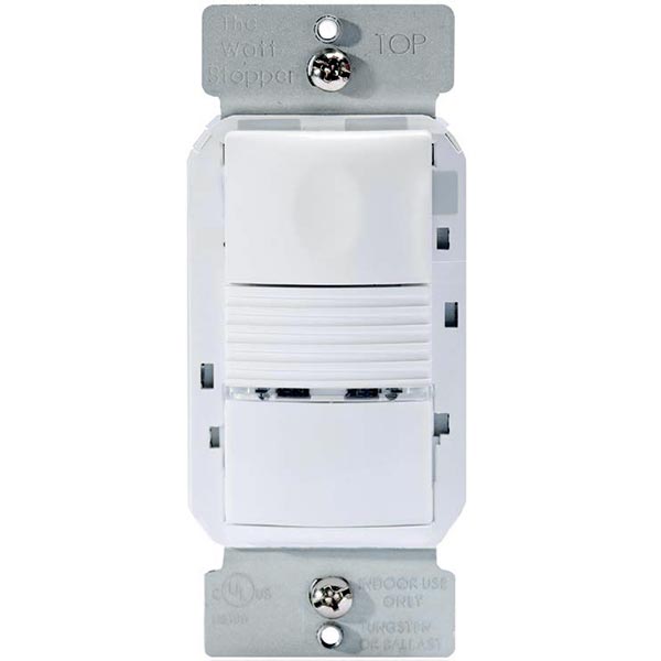 Products P7839, WattStopper, WattStopper PW100W 1Relay Wall Switch