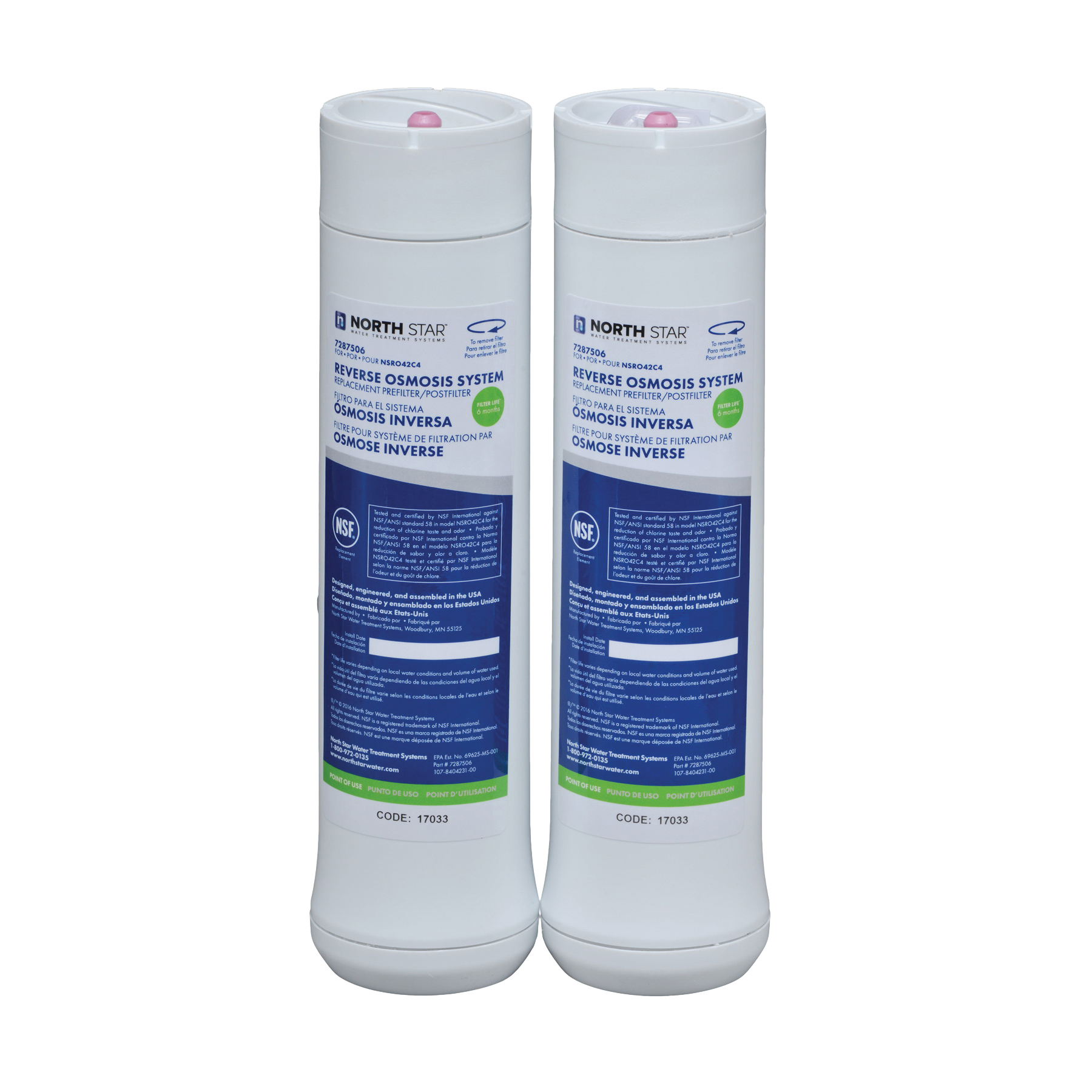Locke Supply Co. Products E1724, Northstar Water, North Star NSROPF4