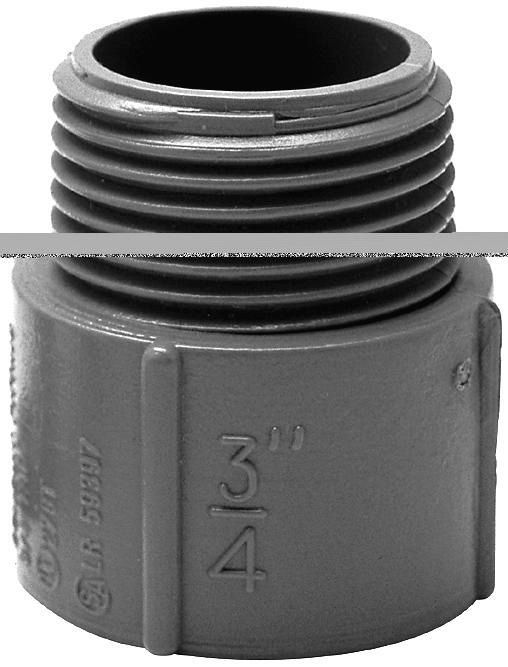 Products N5914, Multi Fittings Corp, Multi Fittings 078092 Terminal Adapter, 31/2 in, PVC
