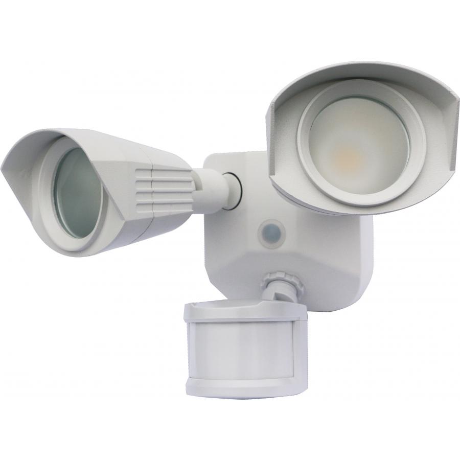 Products Q2363, SATCO, SATCO 65/217 2Head NonDimmable Security Light With Motion Sensor, (2