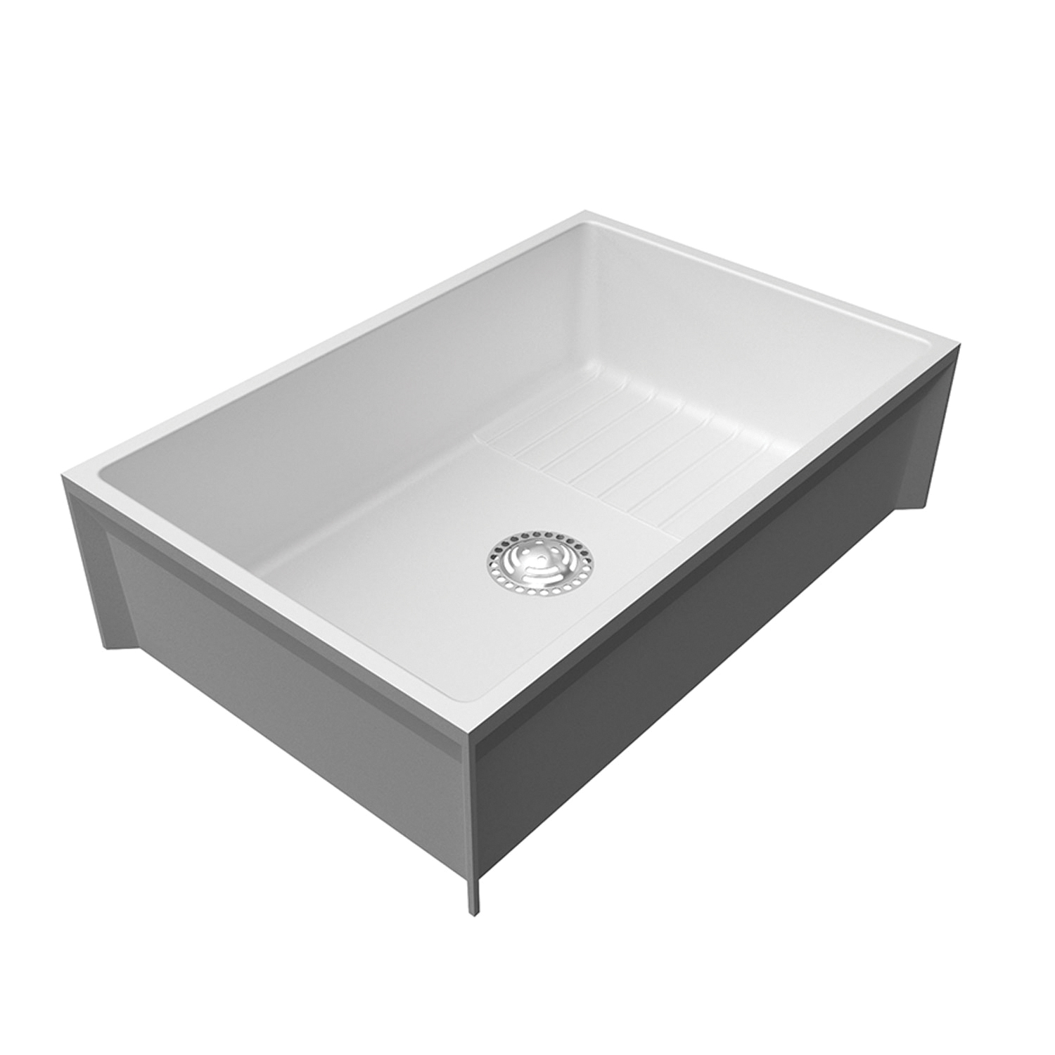 Locke Supply Co. Products D3061, Swanstone, Swan MS2436 24 x 36 Veritek Floor Mount Single