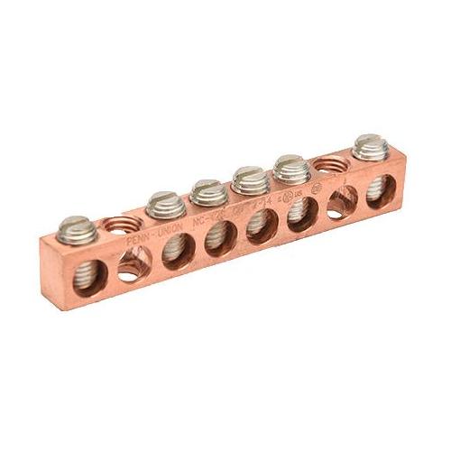 Locke Supply Co. Products | Q0951, Penn-Union, Penn-Union NC-421 NC Neutral Bar, 2.25 in L 0.33 in W 0.44 in H: Electrical, Grounding & Bonding, Busbars & Grounding Strips Locke Supply Co. Products | Q0951, Penn-Union, Penn-Union NC-421 NC Neutral Bar, 2.25 in L 0.33 in W 0.44 in H: Electrical, Grounding & Bonding, Busbars & Grounding Strips