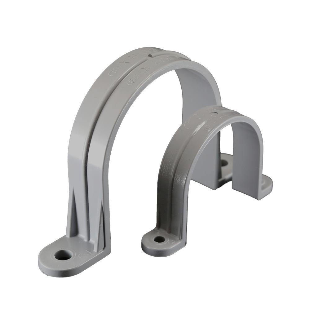 Locke Supply Co. Products P1096 Cantex CANTEX 5133736 2 Hole Conduit Clamp 1 2 in For Use With Conduit Pipe and Cable PVC Coated Electrical Conduit Conduit Fittings Conduit Fittings