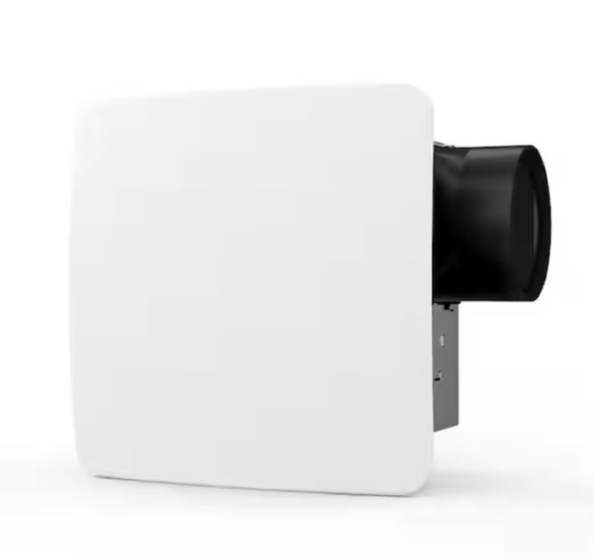 80 CFM Ceiling/Wall Mount Quiet Easy Roomside Installation Bathroom/Bath Exhaust Fan with Modern Easy Clean Shield Cover 80 CFM Ceiling/Wall Mount Quiet Easy Roomside Installation Bathroom/Bath Exhaust Fan with Modern Easy Clean Shield Cover